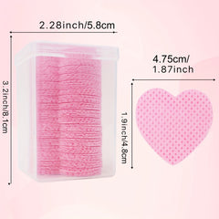 200 Eyelash Extension Glue Wipes Nail Lash Glue Cleaning Pads