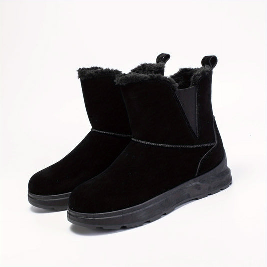 Thick Cozy Snow Boots Fur Lined Winter Shoes