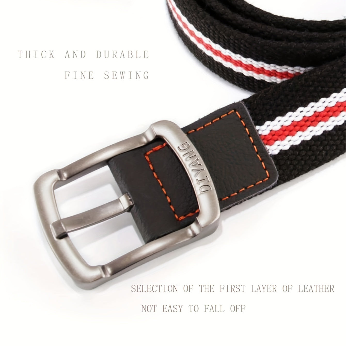 Men's Canvas Quick Release Buckle Training Belt