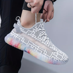 Men's Lightweight Knitted Sneakers for Running