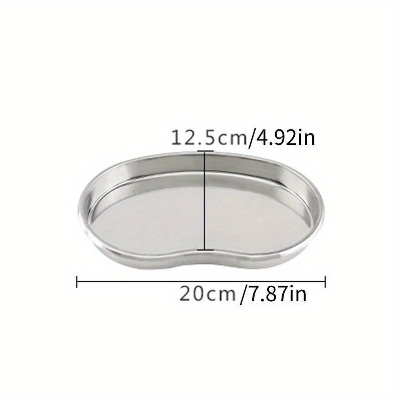 Stainless Steel Kidney Shaped Disinfection Tray