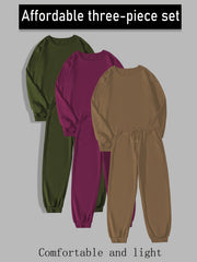 Men's Casual Sweatshirt & Sweatpants Set for Autumn