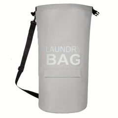 Large Capacity 71L Laundry Basket Foldable Adjustable Shoulder Strap