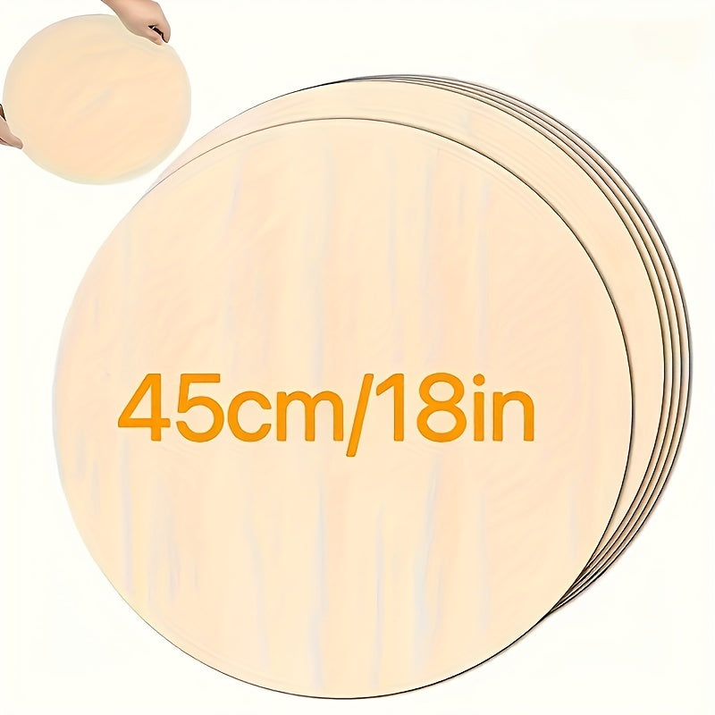 2 Pack 18 Inch Wooden Circles for Crafts DIY Art Projects