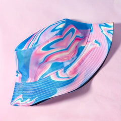 Gradient Tie Dye Sunshade Bucket Hat for Men Women