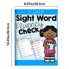 1st Grade Sight Word Fluency Workbook: Reading Practice & Matching