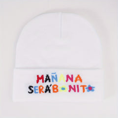 Colorful MANANA Jacquard Beanie Unisex Y2K Knit Hat