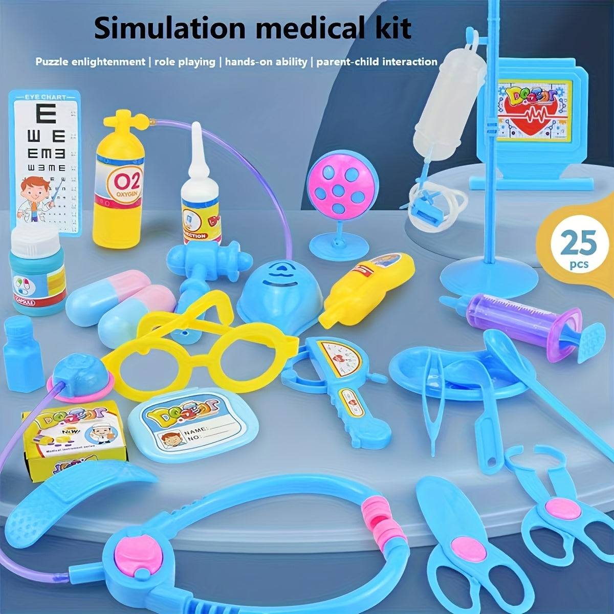 Arrival 25pcs Doctor Toy Set for Kids Role Play Educational Toy Gift