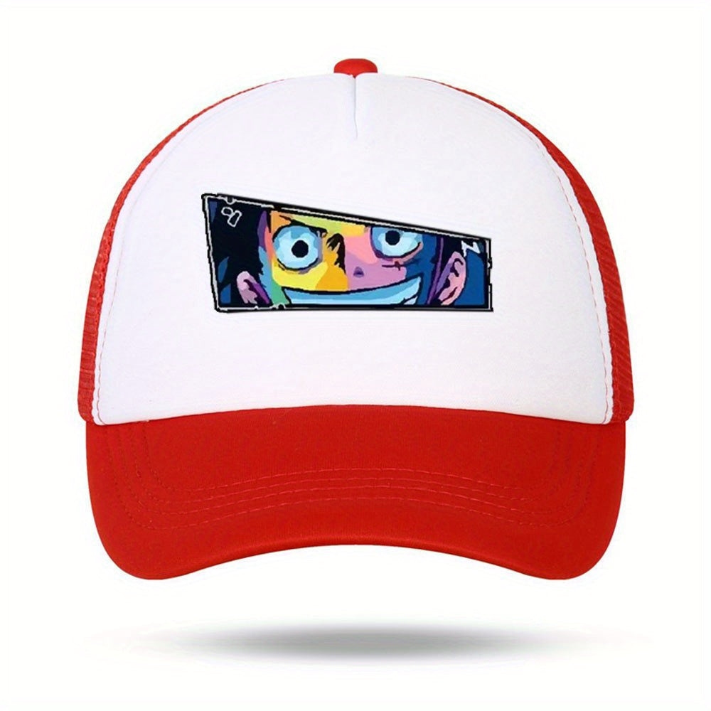 Unisex Anime Embroidered Baseball Cap for Outdoor Sport