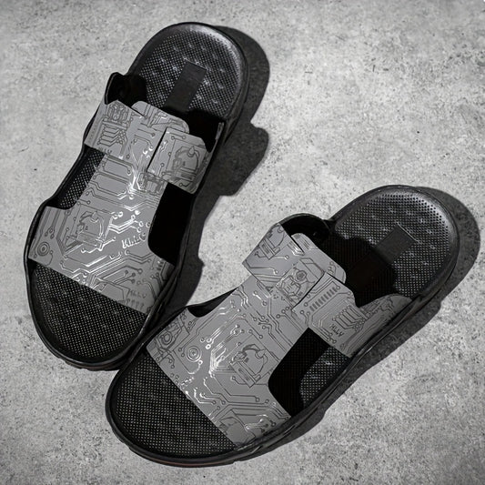 Men's Wear Resistant Beach Shoes Quick Drying Non Slip Slides