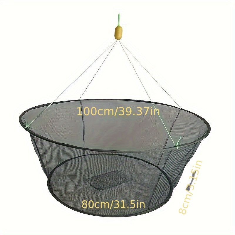 Portable Folding Fishing Net Foldable Mesh Trap Fishing Tackle