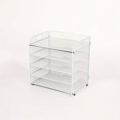 Desktop File Storage Rack for Office and Study