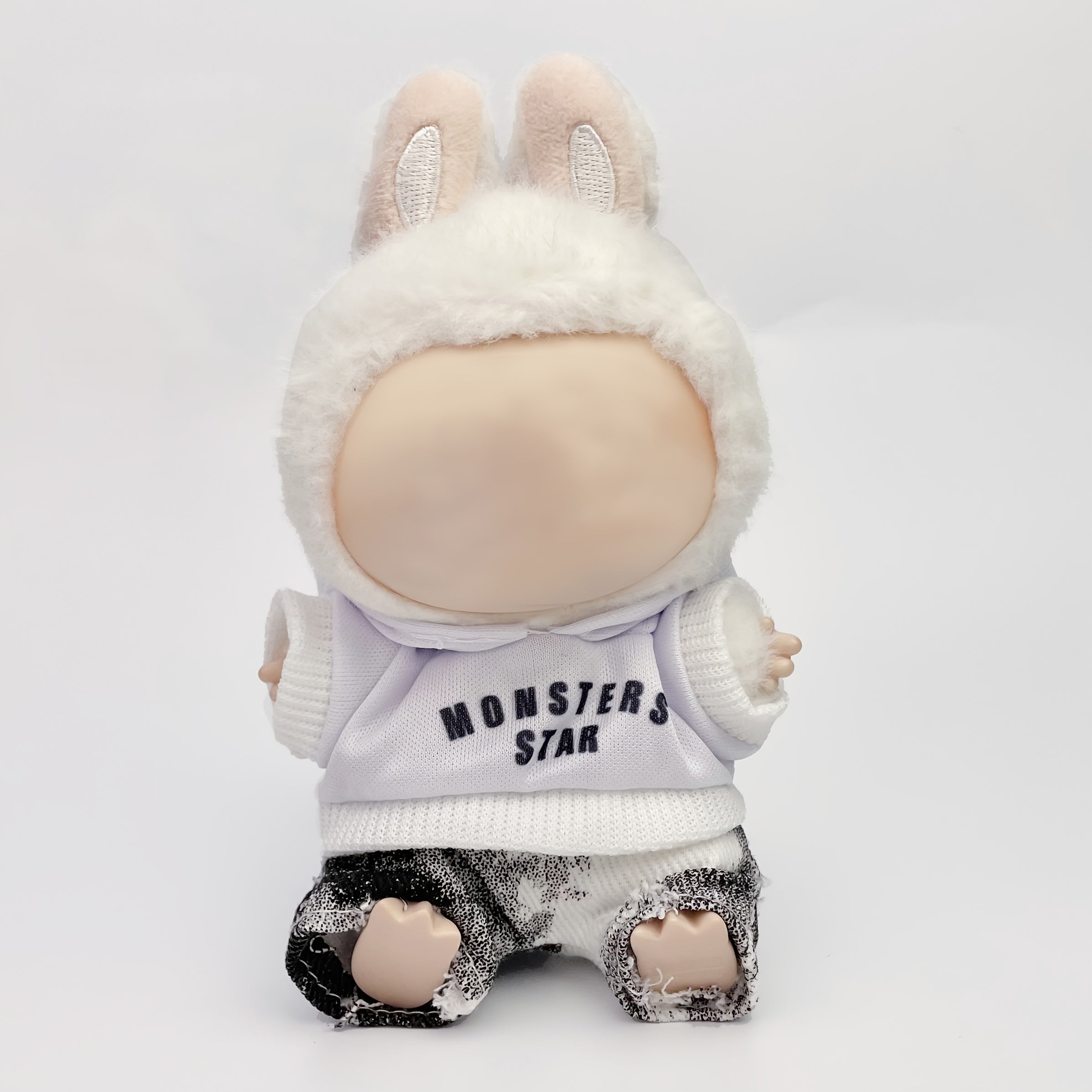 LABUBU Tie-Dyed Hoodie, Jeans, Shoes Set - Great Birthday, Ramadan Gift