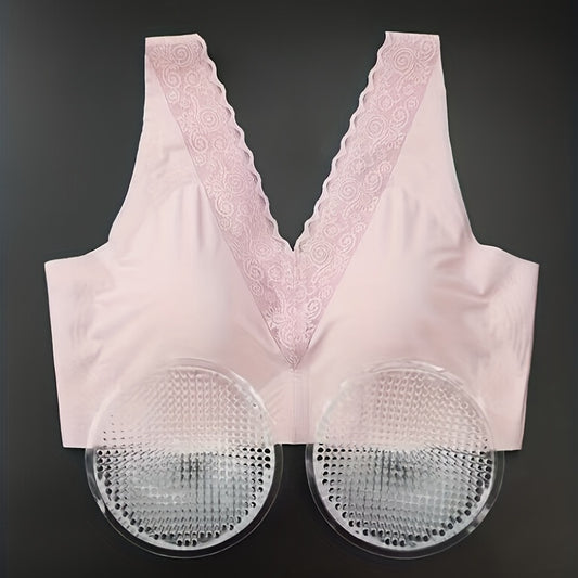 Silicone Bra Insert Pads Waterproof Chest Enhancer Women's Lingerie