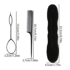 6pcs Hair Styling Kit Set Bun Maker Braid Tool Hair Twist Styling Accessories