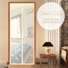 Magnetic Screen Door 38 x 83 - Keep Bugs Out, Pets & Kids In