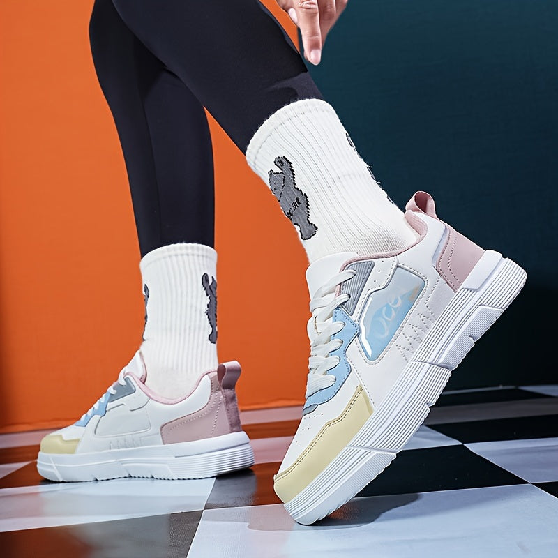 Block Skate Shoes Non Slip Flat Sneakers