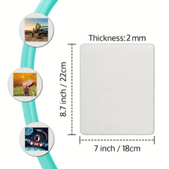 5pcs Sublimation Mouse Pad Blanks For Heat Press Printing