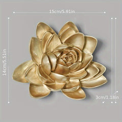 Resin Flower Wall Decorations for TV Background Wall