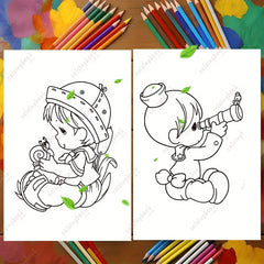 TSC Upgraded Deluxe Golden Hour Painting Coloring Book