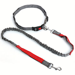 Hands-Free Dog Leash Adjustable Waist Belt for Running