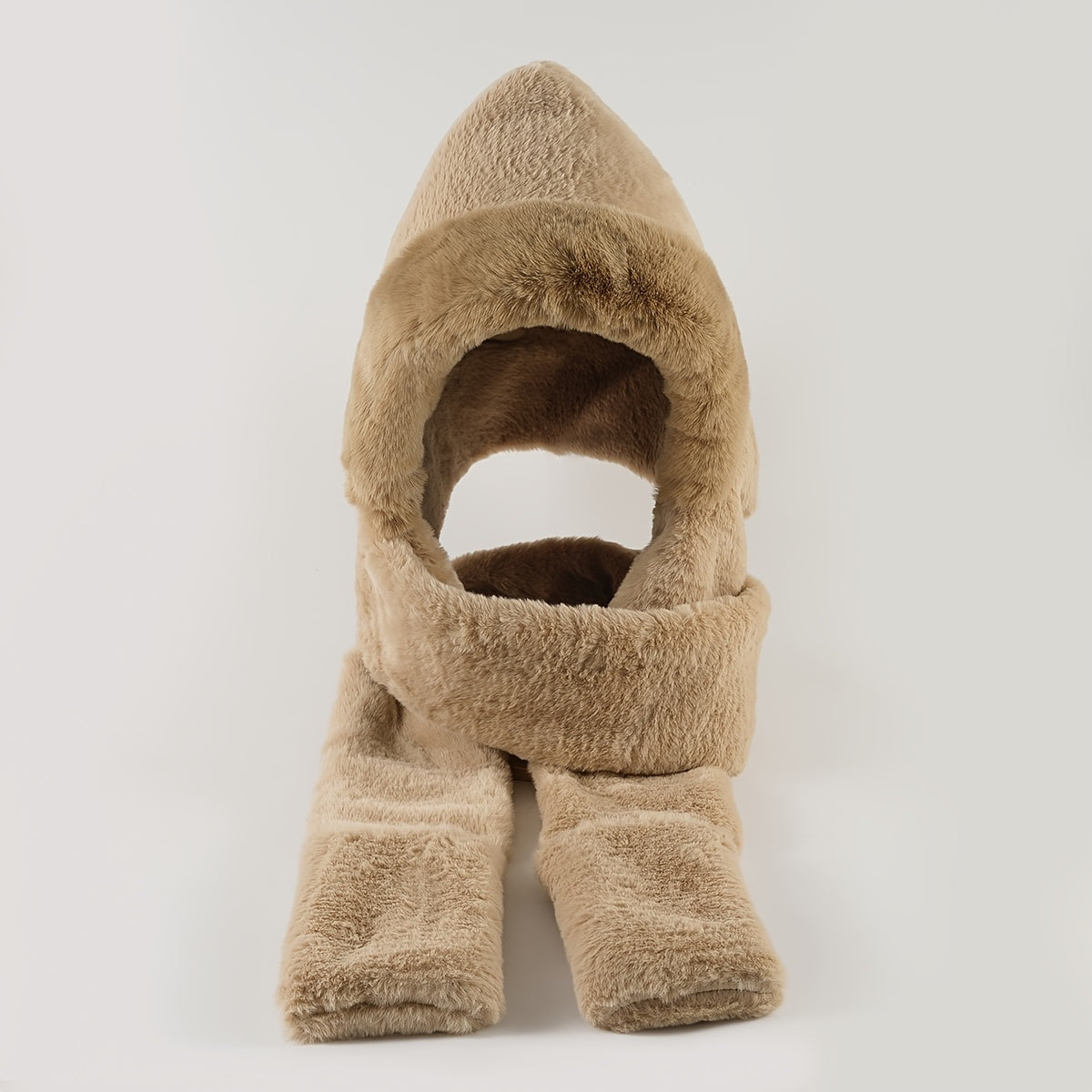 Winter Hats Scarves Gloves Warm Plush Three-piece Suit Valentine