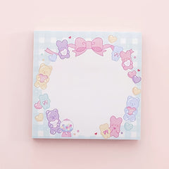 Heart Sticky Notes 4pcs Student Message Stickers Memo Pads 320 Sheets