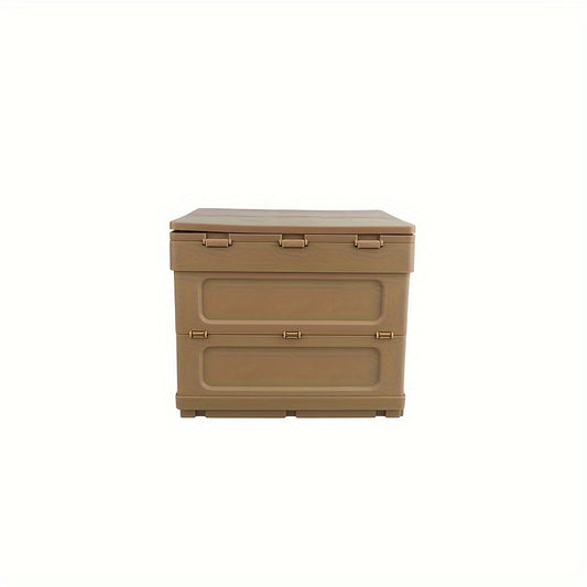 1pc Outdoor Folding Storage Box Multifunctional Camping Car Trunk Box