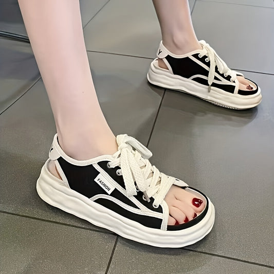 Women's Hollow Dissolving Sandals Shoes Thick Bottom Sports Shoes