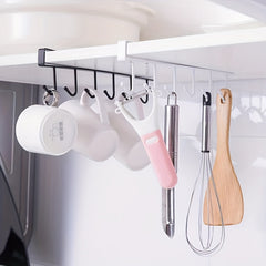 Bathroom Cabinet Storage Hangers Multifunctional Hook Rack Nail Cup Holder
