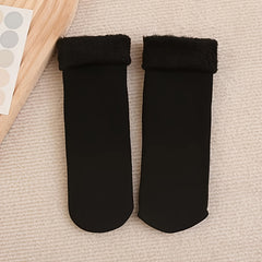 Women's Thermal Floor Socks - 1 Pair Solid Color