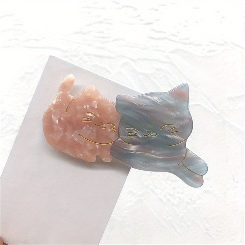 Cat Shaped Duck Billed Hair Clip for Girls