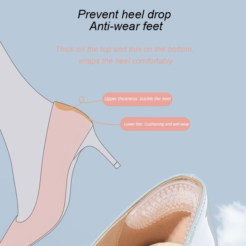 Silicone Heel Stickers Non Slip Heel Cushions