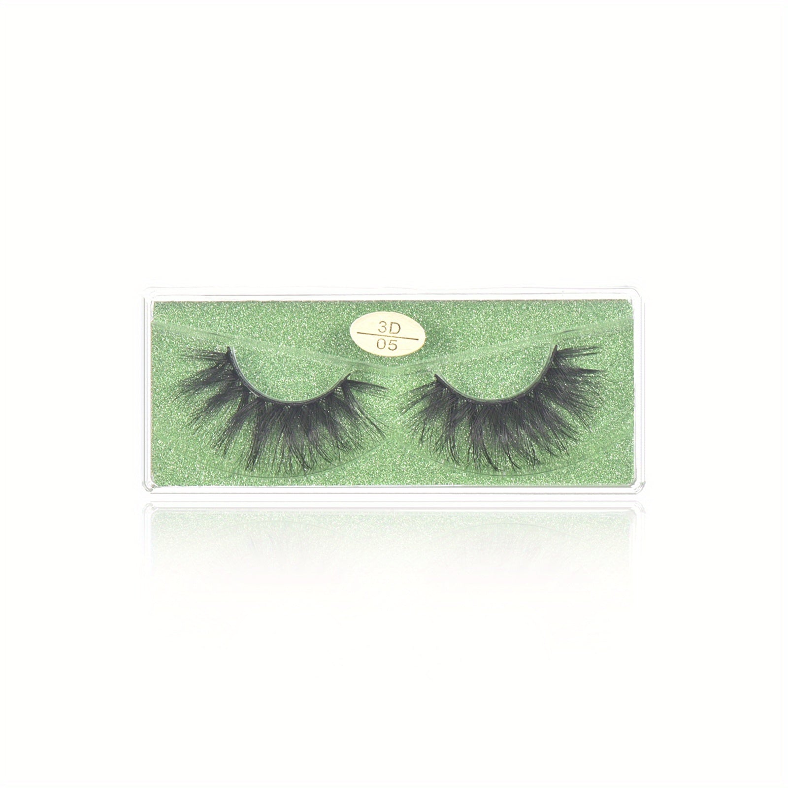 10 Styles Thick False Eyelashes Single Pair Travel Size