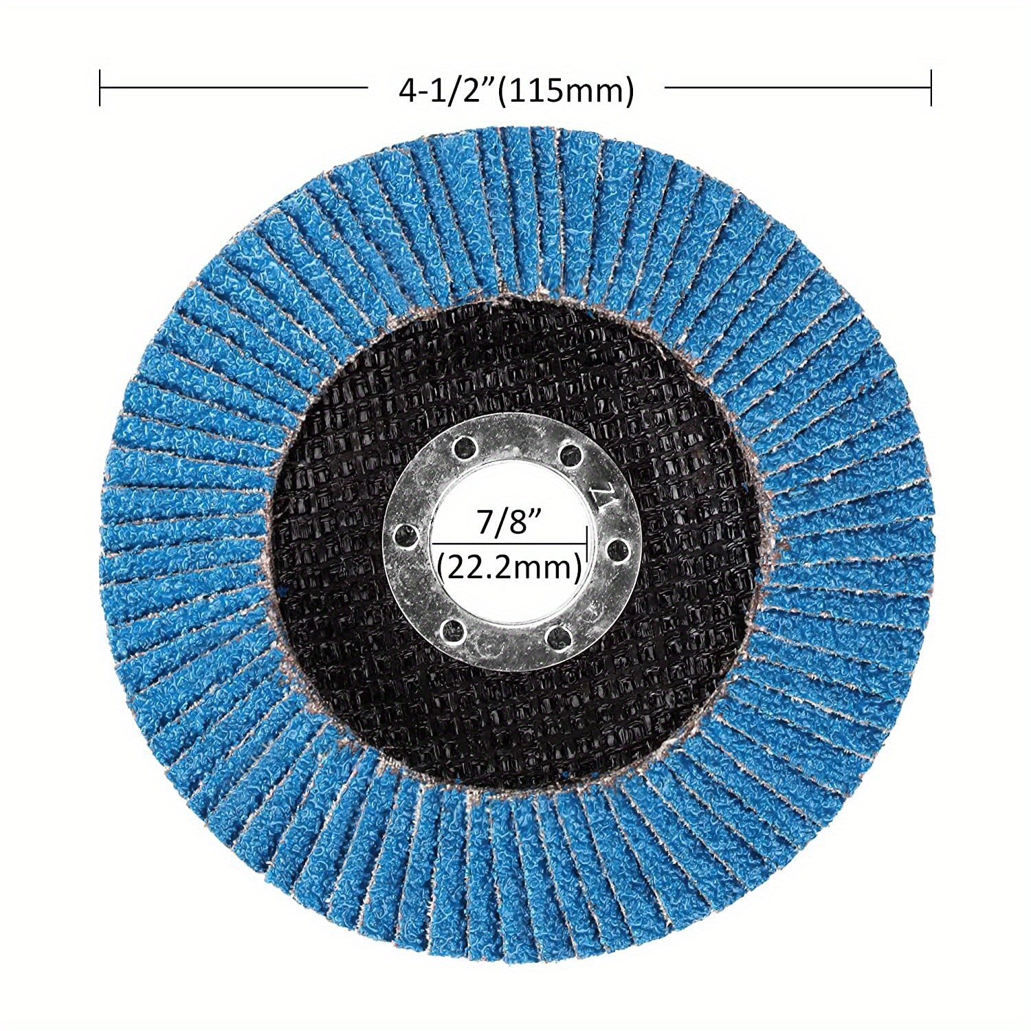 High Density Jumbo Zirconia Flap Discs Sand Rust Removal Finishing Grinding