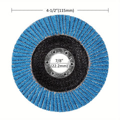 High Density Jumbo Zirconia Flap Discs Sand Rust Removal Finishing Grinding