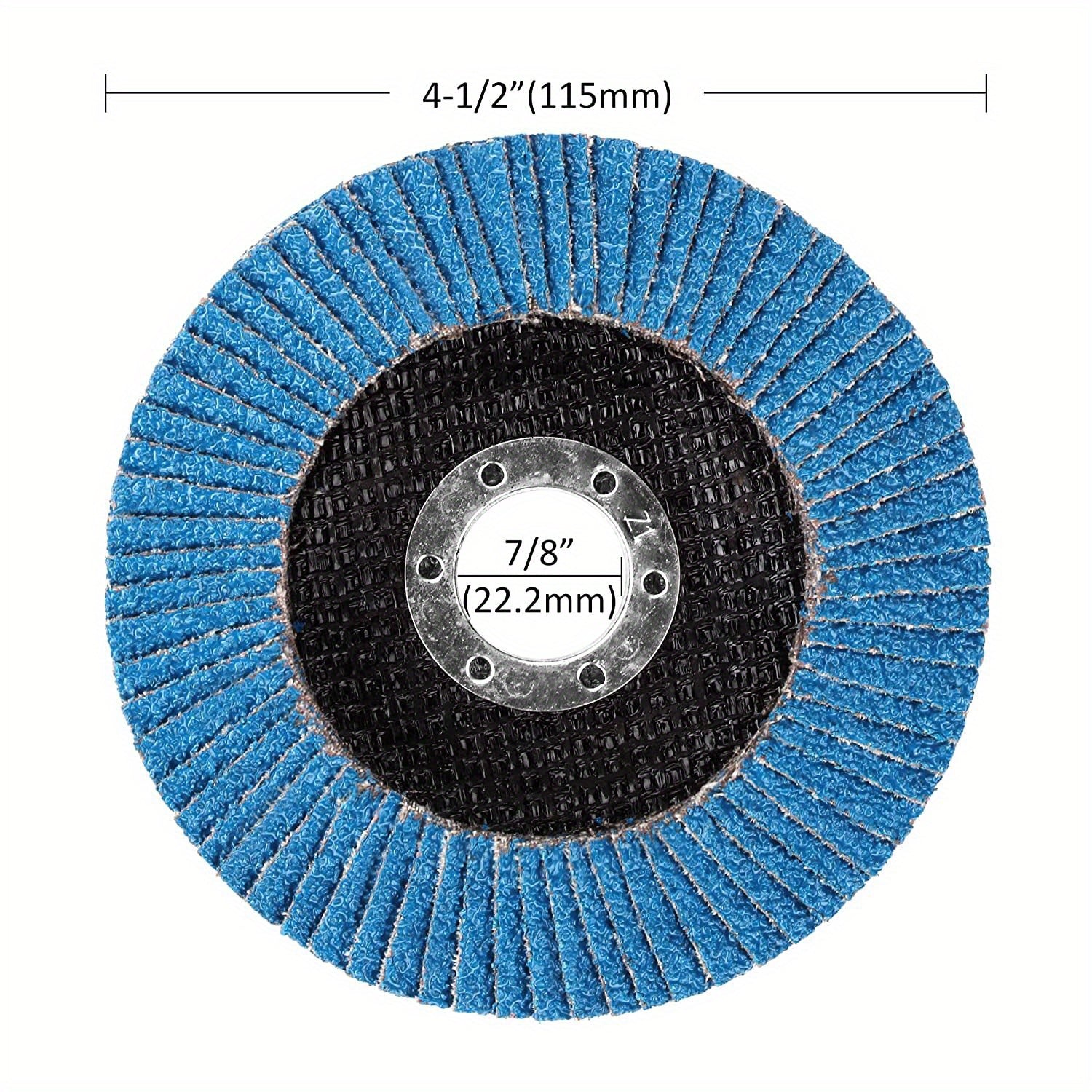 High Density Jumbo Zirconia Flap Discs Sand Rust Removal Finishing Grinding