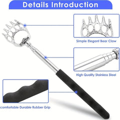 Telescoping Bear Claw Back Scratchers Extendable Backscratcher