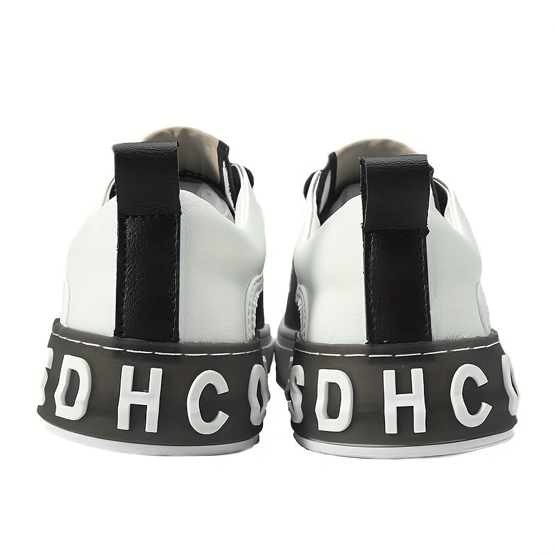 Men's Block Slip On Sneakers, Casual Walking Shoes