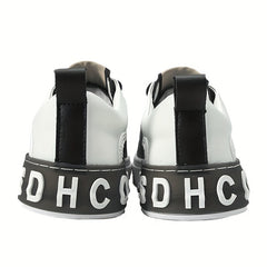 Men's Block Slip On Sneakers, Casual Walking Shoes