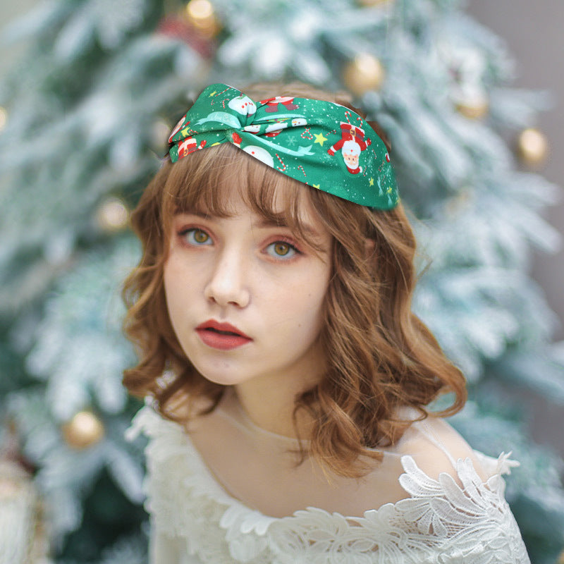 Boho Bow Chiffon Hair Band Headdress Ladies Headwear