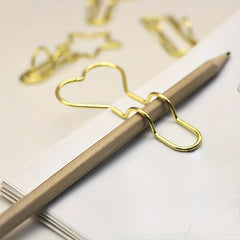 Metal Pen Clips Variety Set Office Accessory Paper Clip Stationery Tool