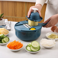 Cortador Multifuncional De Verduras 3/6 Cuchillas 11 Pulgadas