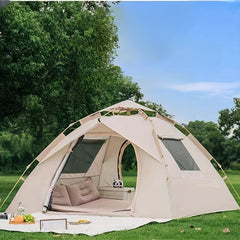 Portable Fully Automatic Camping Tent Folding Thickened Rainproof