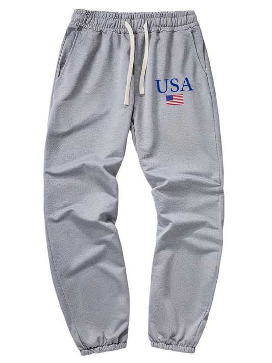 Drawstring Sweatpants Loose Fit Pants Men's Casual Joggers Spring Autumn