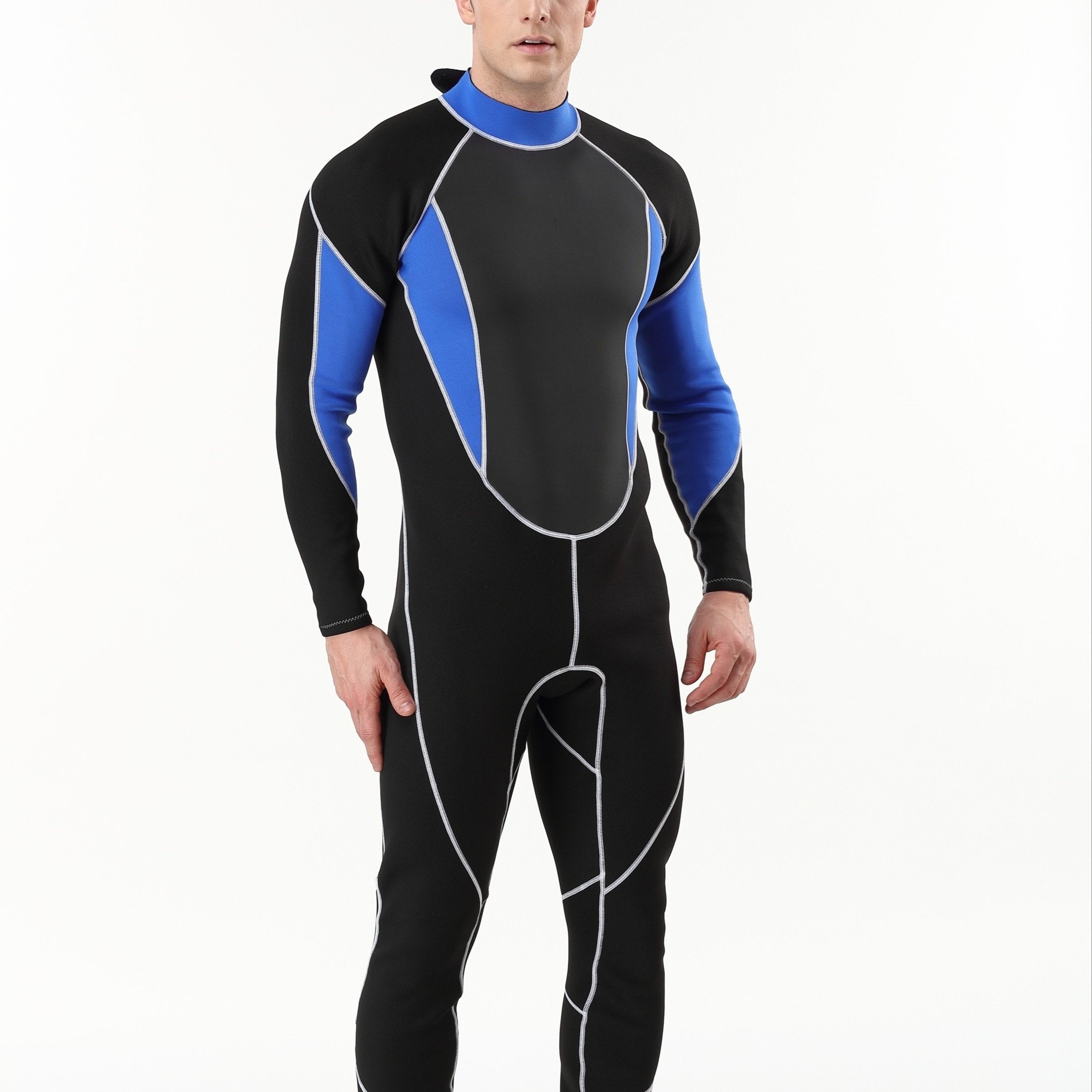 Men's 2mm Neoprene Diving Suit Warm Anti Jellyfish Protection Wetsuit