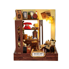 DIY Assembly House Retro Home Decoration Birthday - No Glue