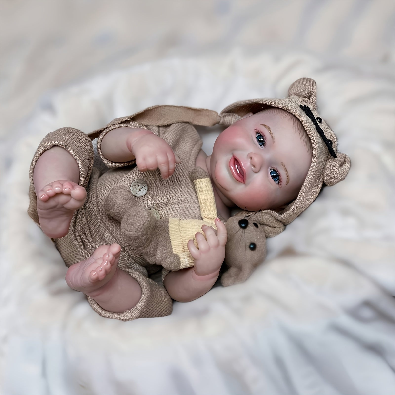 Waterproof Smiling Boy Reborn Dolls - Perfect for Birthday