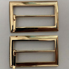 Metal Buckle Stylish Belt For Men Set of 2