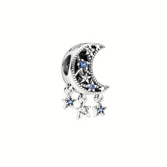 Star Galaxy Astronaut Beaded Bracelet with Angel Wings Charm